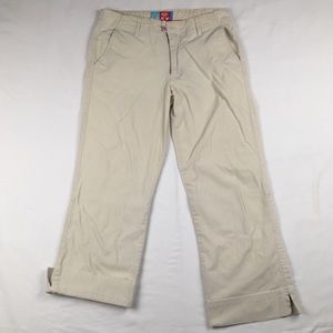 Roxy Tan Capris Junior’s Size 1